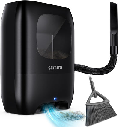 Pro Touchless Vacuum Automatic Dustpan - Ultra Fast & Powerful - Great for Sweeping Salon Pet Hair Food Dirt Kitchen
