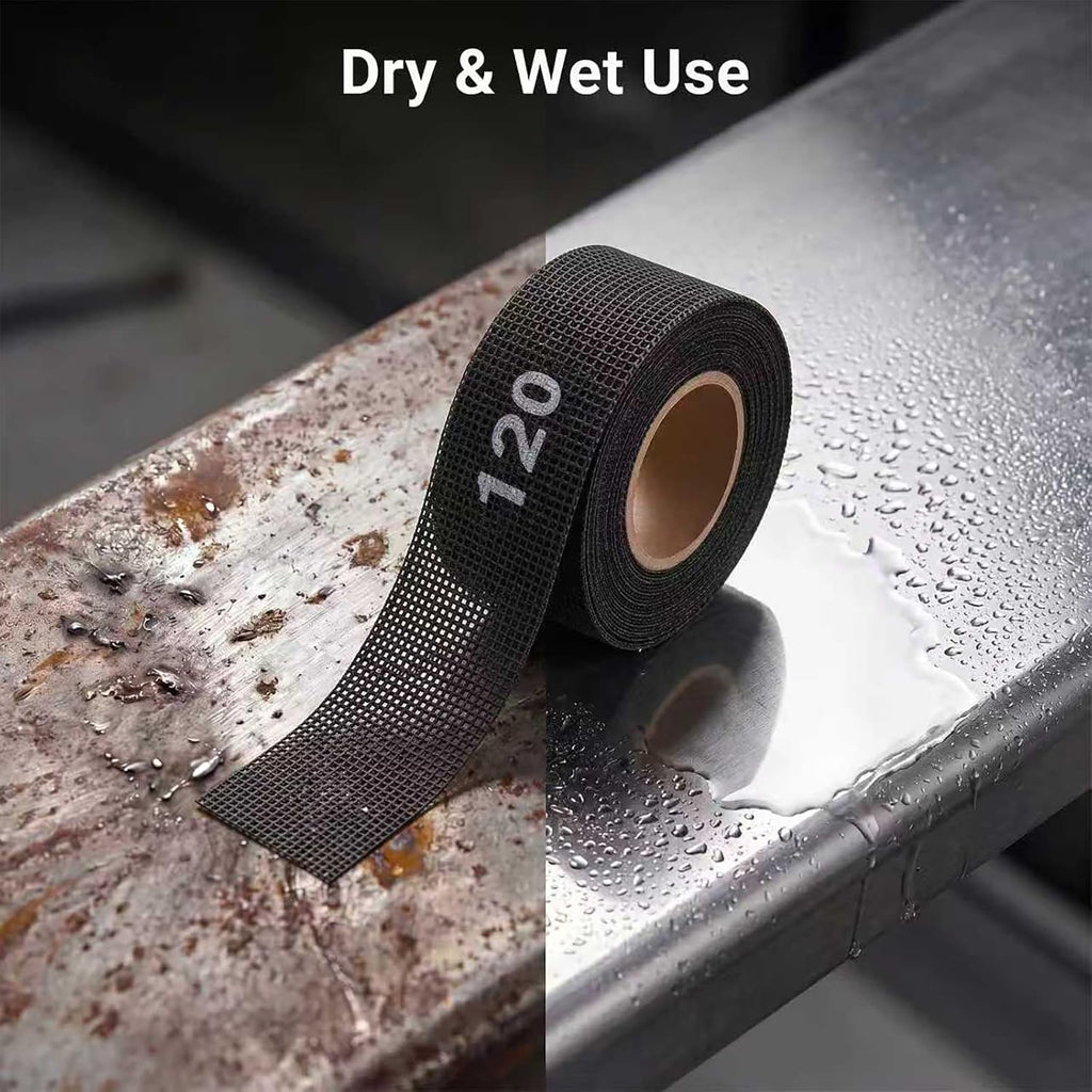 120 Grit Emery Cloth Roll,Mesh Sandpaper Roll for Copper Pipe,Plumber