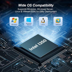 4 Port Gigabit PCIe RJ45 Network Card with Intel I350-T4 Controller