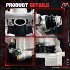 MAYASAF 192628 192629 Rear Left&Right Disc Brake Caliper Assembly Set