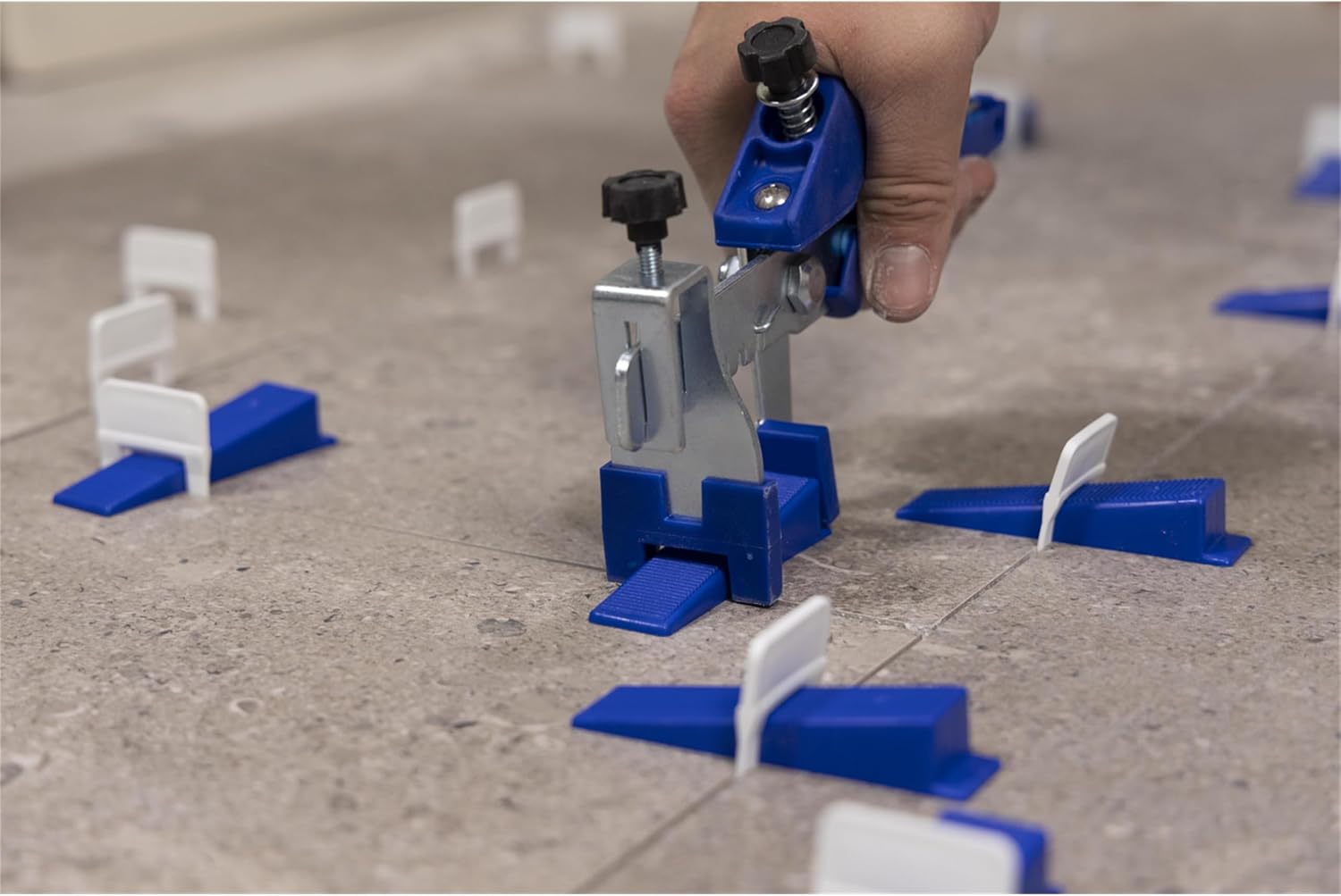PLS Tile Leveling System Pliers, Tile Installation Tool | Ergonomic Pliers, Tighten Spacer Bases and Wedges, Precise