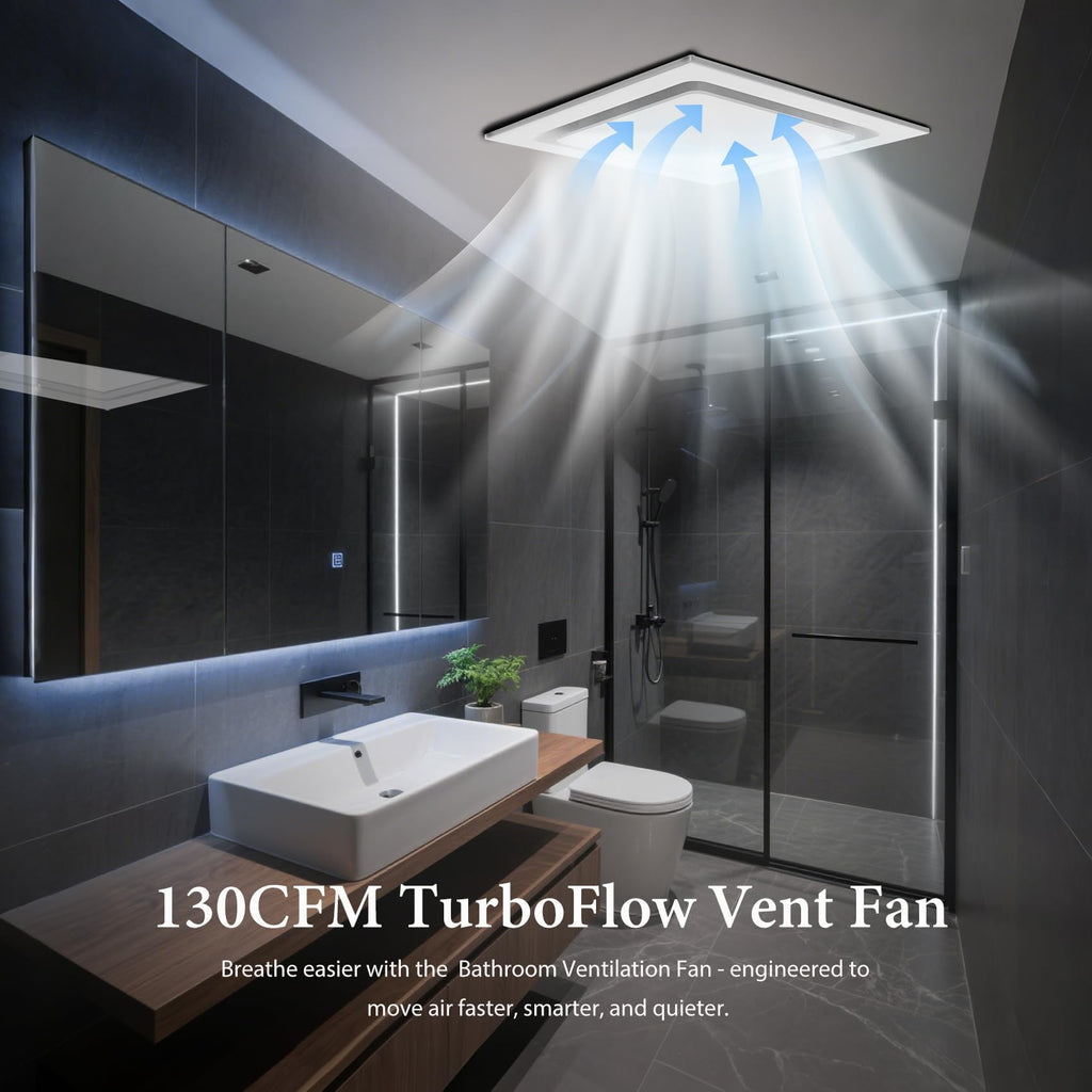 Orsong Bathroom Exhaust Fan without Light 12" Panel