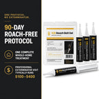 German Roach Killer Indoor Infestation for Home | 97~99% Lab-Tested Mortality in 14 Days - 0.05% Fipronil | 90-Day