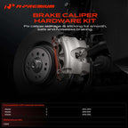 A-Premium Rear Disc Brake Hardware Kit Compatible with Mazda Models
