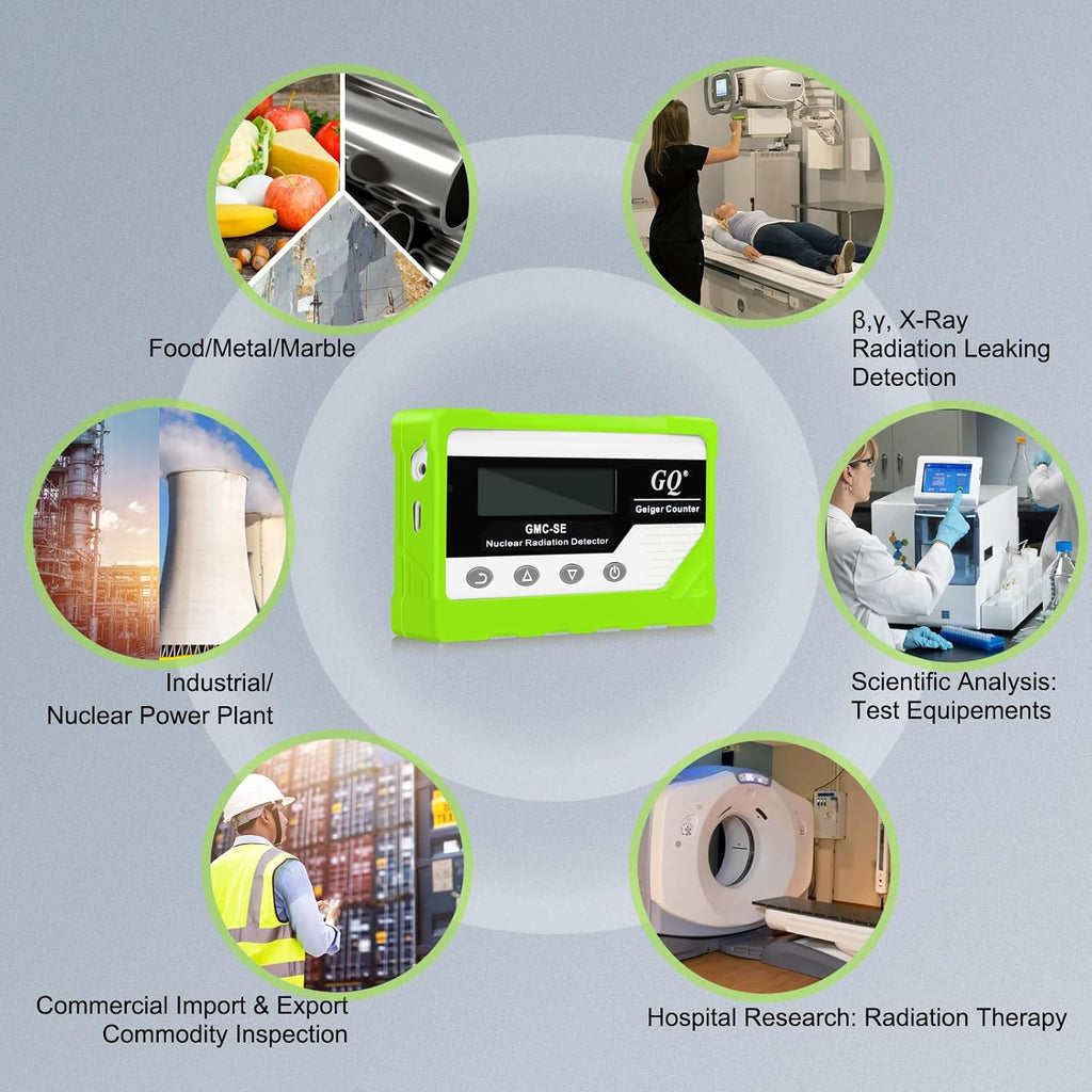 GMC-SE Geiger Counter Radiation Detector Beta Gamma X-ray Portable Radiation Monitor Meter Digital Nuclear Radiation