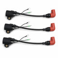 Carnovate 3 Pack Ignition Coil Fit for Yamaha Outboard 60-90HP 2 Stroke