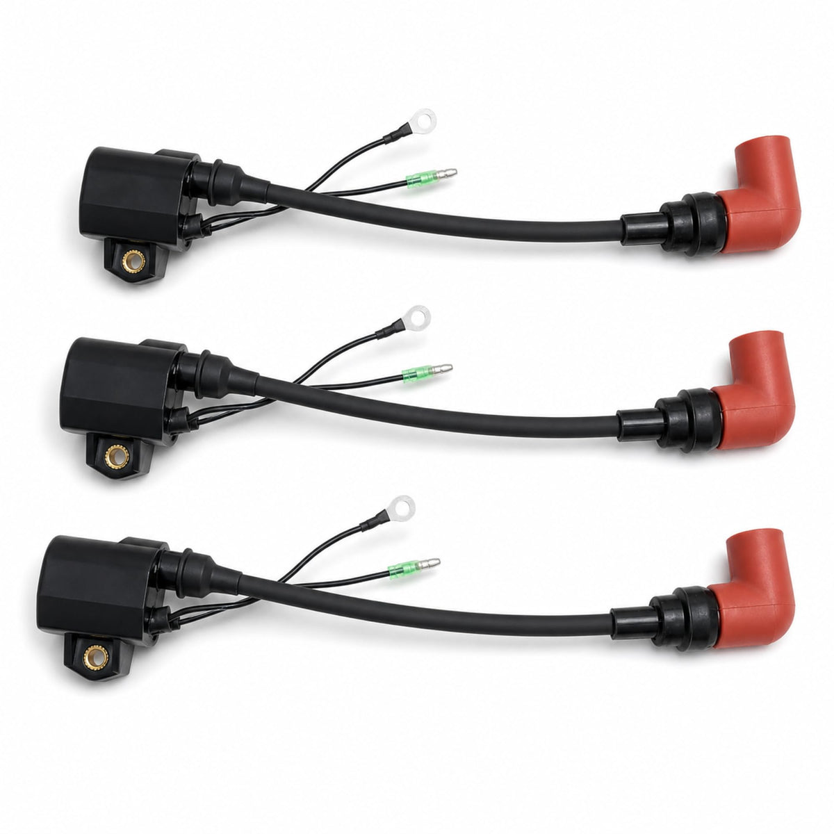 Carnovate 3 Pack Ignition Coil Fit for Yamaha Outboard 60-90HP 2 Stroke