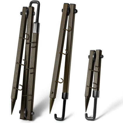 3 Pcs Bow Hanger for Tree Stand 13 & 23 & 34 Inch, Olive Green