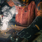 Leather Welding Sleeves Arm Protection Work Sleeves