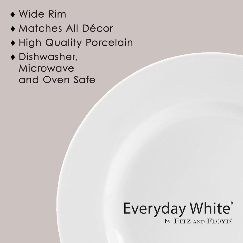 Classic Rim Set of 4 Salad Plates, 8.25 inch