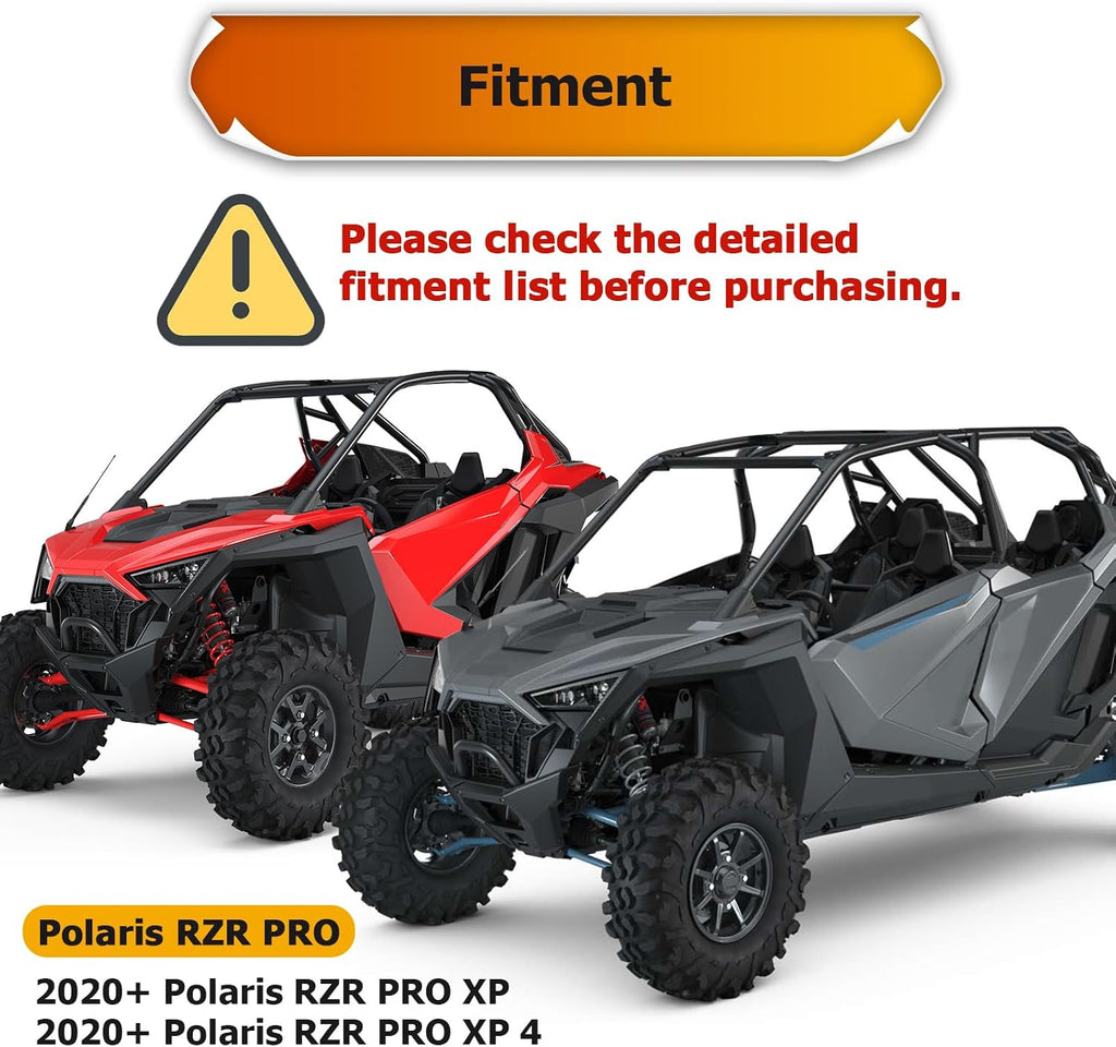 4500lb 12V Electric Winch Kit Fit for Polaris RZR PRO XP 4 2020-2026