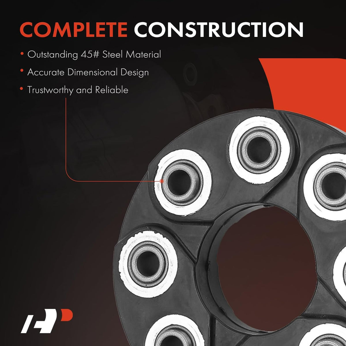 A-Premium Drive Shaft Coupler Flex Joint Propshaft Coupling with Accessory