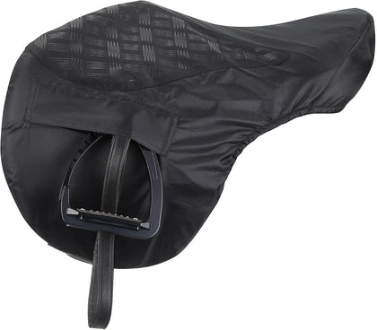 ProKit Ride On GP Saddle Cover in Black with Silicone Grip Seat, Waterproof Polyester Outer & Fleece Lining - One Size