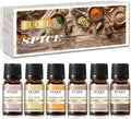 6PCS Spice Autumn Fragrance Oil Set, Scented Oils for Candle Making | Halloween Fragrance Oils for