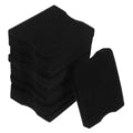 10pcs Lawn Mower Air Filter Sponge Replacement Black