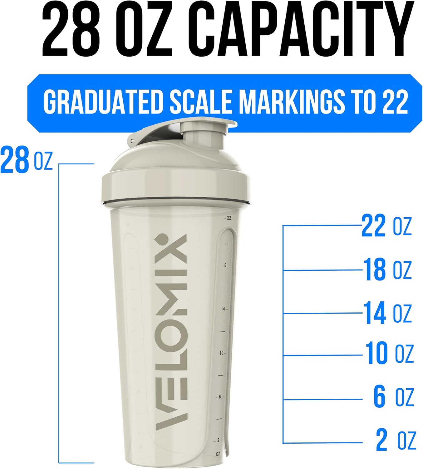6 Pack 28oz Protein Shaker Bottle for Protein Mixes, Earth Tones | 6x Wire Whisk, Leak Proof Shaker Cups for Protein