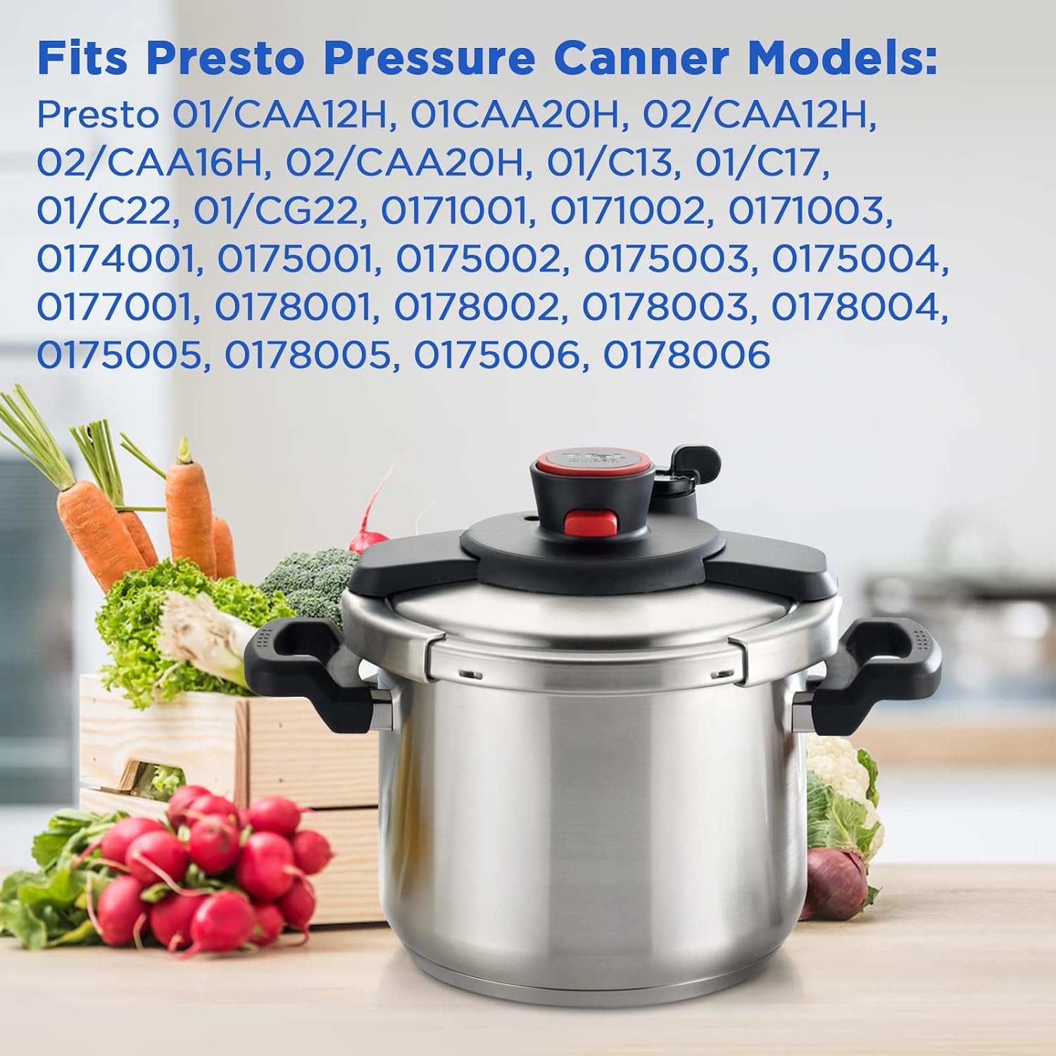 09985 Pressure Canner Sealing Ring for Presto 16Q/18Q/23 Quart Cooker