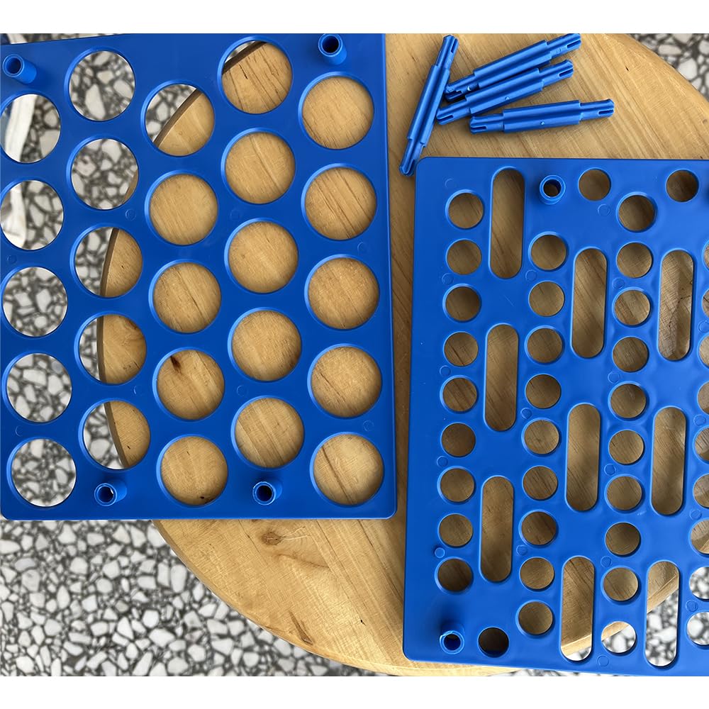 Detachable 50 ml Centrifuge Vial Rack, Test Tube Rack Holder Storage for Laboratory, 25 Well