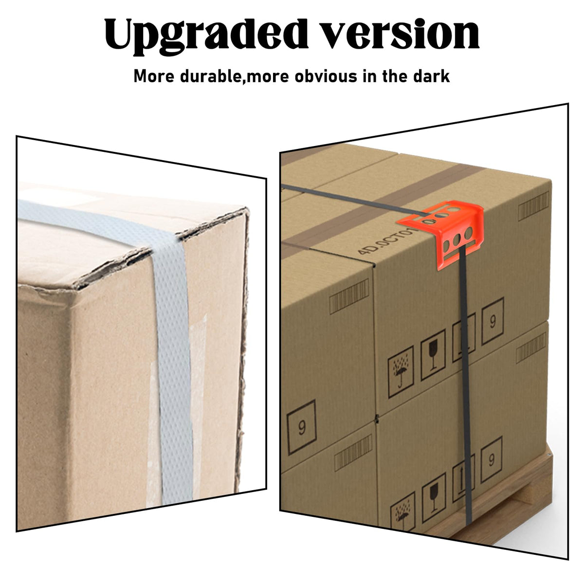 20 Pack Flatbed Edge Protectors for Cargo Loads, Thick Plastic