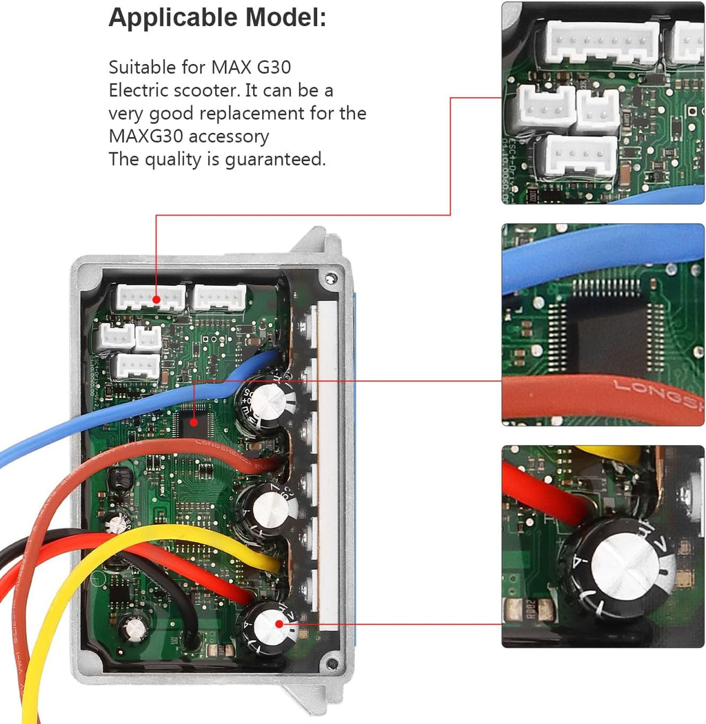 Electric Scooter Controller,Replacement Controller Compatible with Segway Ninebot Max Board Mainboard MAX G30 Accessories Parts