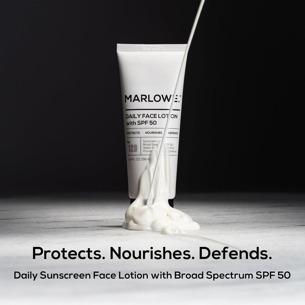 Face Moisturizer with SPF 50, Daily Sunscreen Lotion, 3.4 oz | Lightweight, non-greasy Face Lotion with SPF 50 that