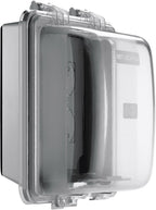 Eaton WIU-2 Weather Box Horizontal/Vertical Mount While-In-Use Weather Protective Cover, Gray