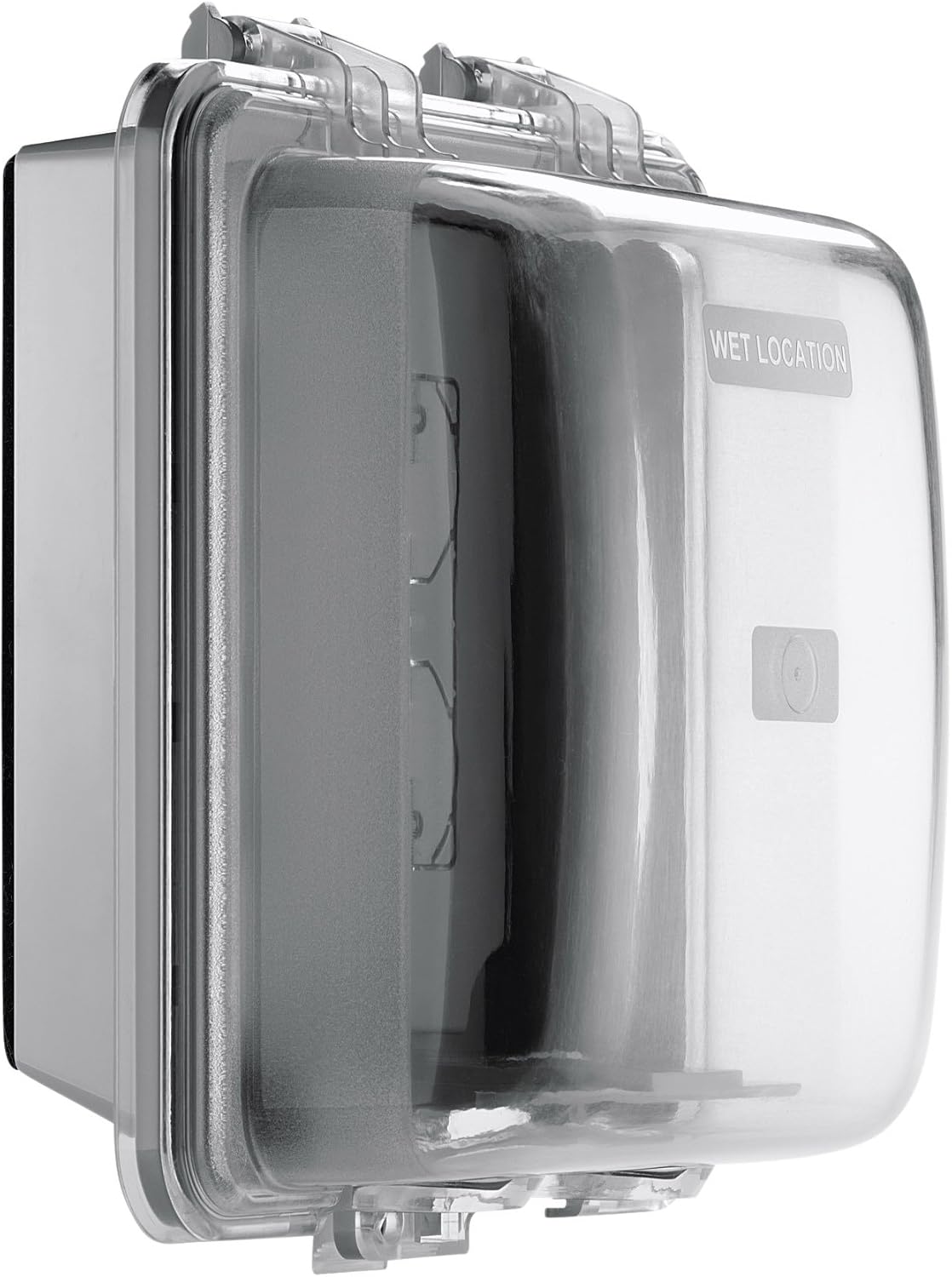 Eaton WIU-2 Weather Box Horizontal/Vertical Mount While-In-Use Weather Protective Cover, Gray