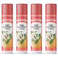 Pink Grapefruit Classic Organic Lip Balm, 4 Pack