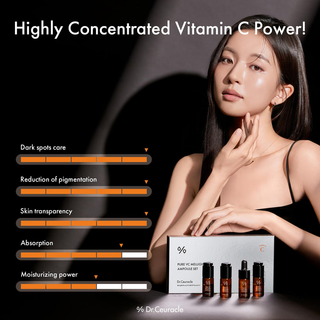 Pure Vitamin C Mellight Ampoule Set, 4 Week Program, 4 Counts
