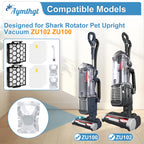 Aymthgt ZU102 ZU100 Replacement Filter & Odor Neutralizer Cartridges Set