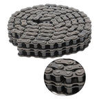 findmall 80-2 Duplex Roller Chain, 10 Feet, Carbon Steel