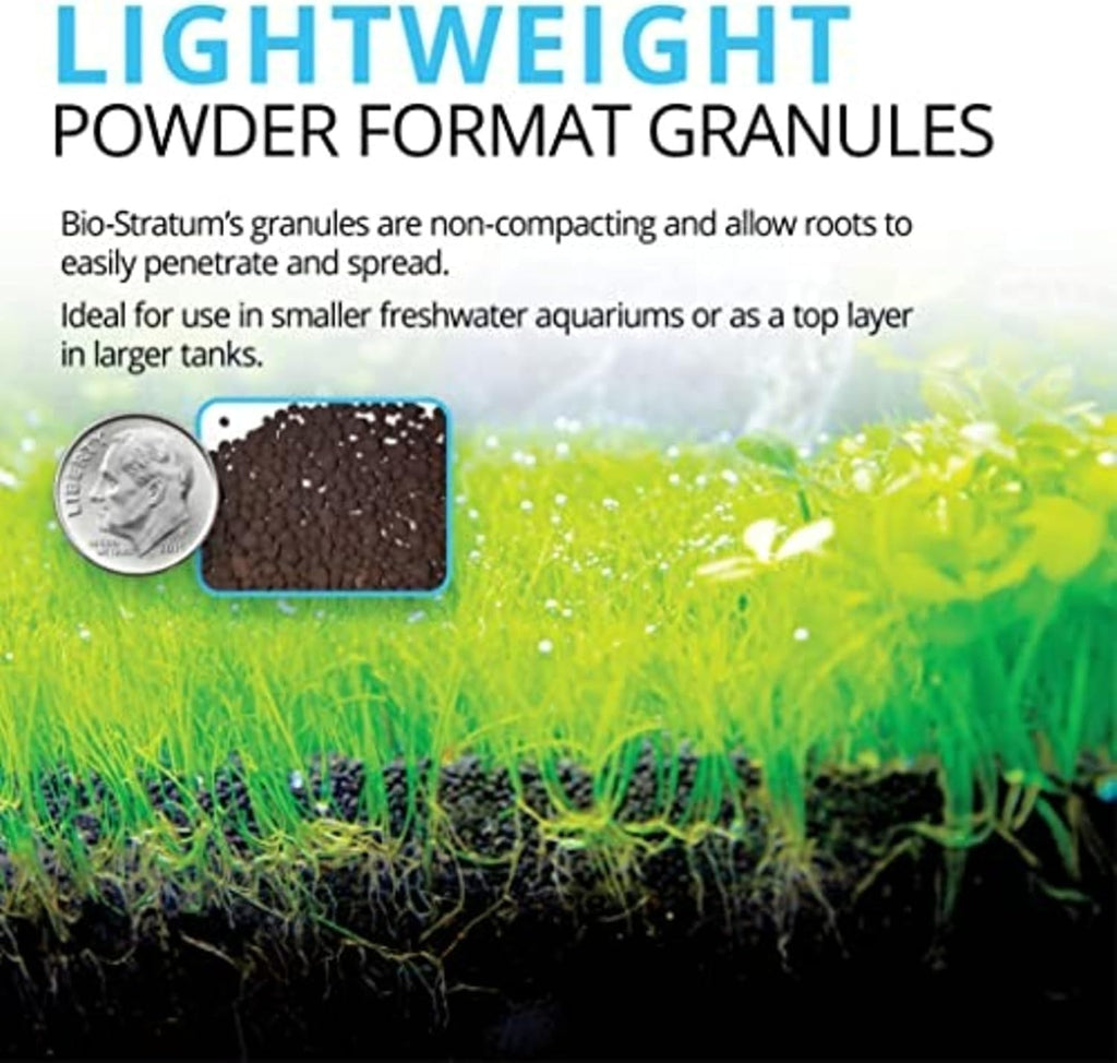 12696 Volcanic Soil Bio Stratum for Planted Tanks, 4.4 lbs. | Natural Mineral-Rich, Aquarium Substrate for Healthy