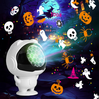 Halloween Projector Lights Outdoor/Indoor, Led Lights Projector for Halloween Decorations, Holiday Projector for