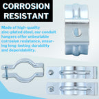 Yaocom EMT Conduit Hanger with Bolt, 25 Pcs, 1 Inch