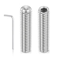 Kozelo 50pcs Cup Point Hex Socket Set Screws-M6-1x25mm 304 SS
