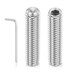 Kozelo 50pcs Cup Point Hex Socket Set Screws-M6-1x25mm 304 SS