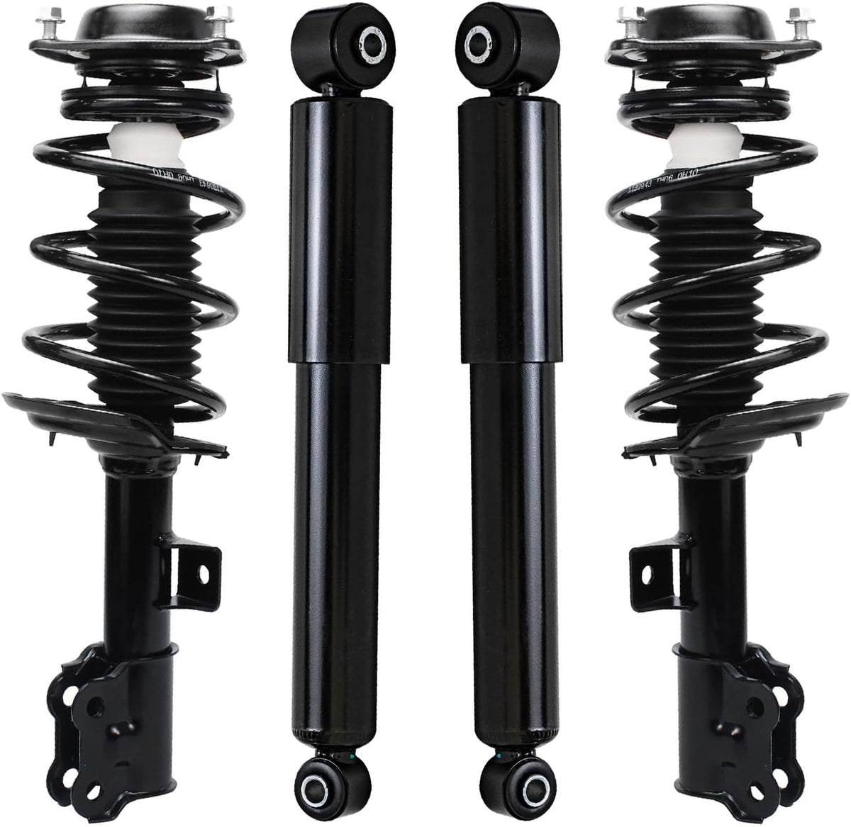 Detroit Axle - 4pc Front Struts Rear Shock Absorbers for 2011-2016 Elantra