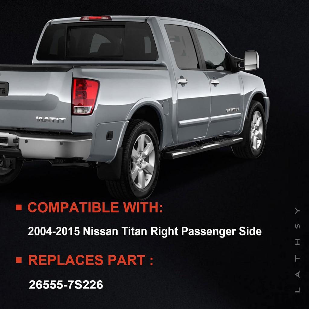 Tail Light Compatible With 2004-2015 Nissan Titan Passenger Side