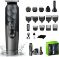 Beard Trimmer for Men Electric [All-in-One] [IPX7 Waterproof] Home | 3 Speed Settings Kid-Friendly Mode Hair Clipper
