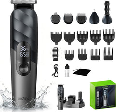 Beard Trimmer for Men Electric [All-in-One] [IPX7 Waterproof] Home | 3 Speed Settings Kid-Friendly Mode Hair Clipper