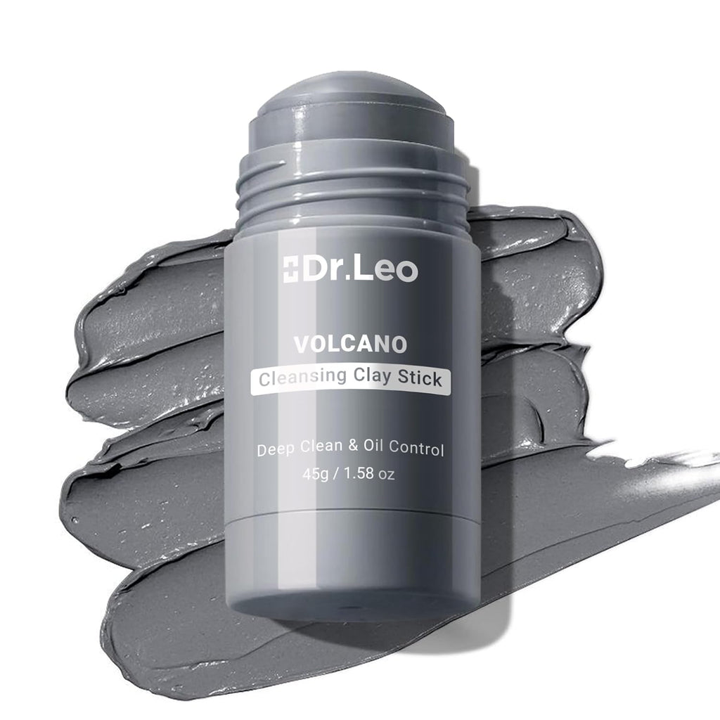 Blackhead Remover Clay Mask Stick, Volcanic Mud & Kaolin, 1.58oz | Charcoal clay mask stick for deep pore detox