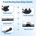 9 in Inside Classic Rib Profile Foam Closure Strips for Metal Roof