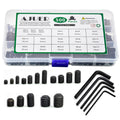 AJUER 500Pcs Hex Drive Cup-Point Screws