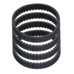 uxcell 4pcs HTD-3M Rubber Timing Belt 48 Teeth, 144mm Pitch Length x 6mm Width x 2.4mm Height, Closed Loop Pulley Timing Belt