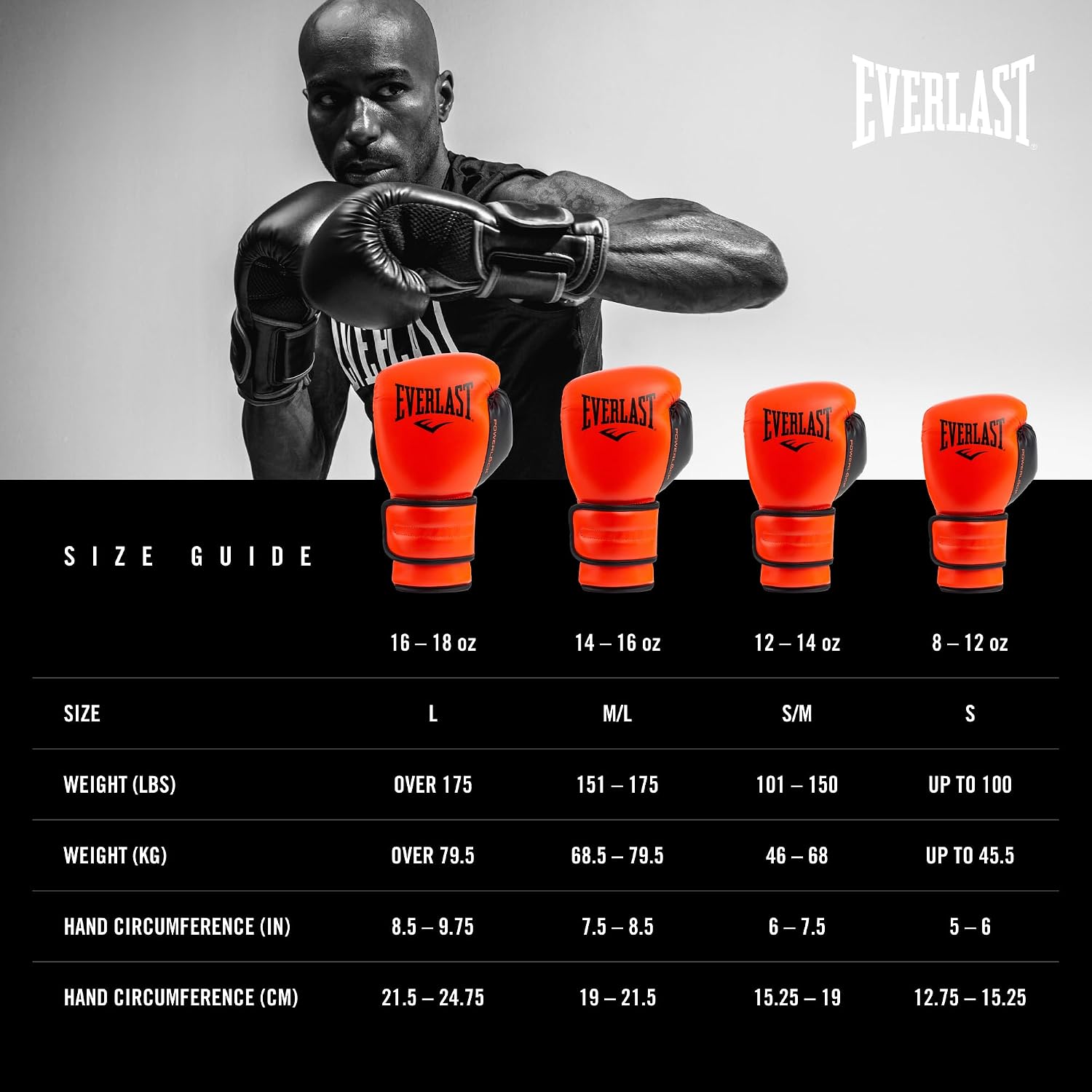 Powerlock 2 Hook & Loop Boxing Gloves | Fight Training Gloves | Hook and Loop with Durable Hand & Wrist Support |