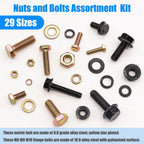 Nuts and Bolts Assortment Kit, Flange Bolt Assortment (12-30mm)