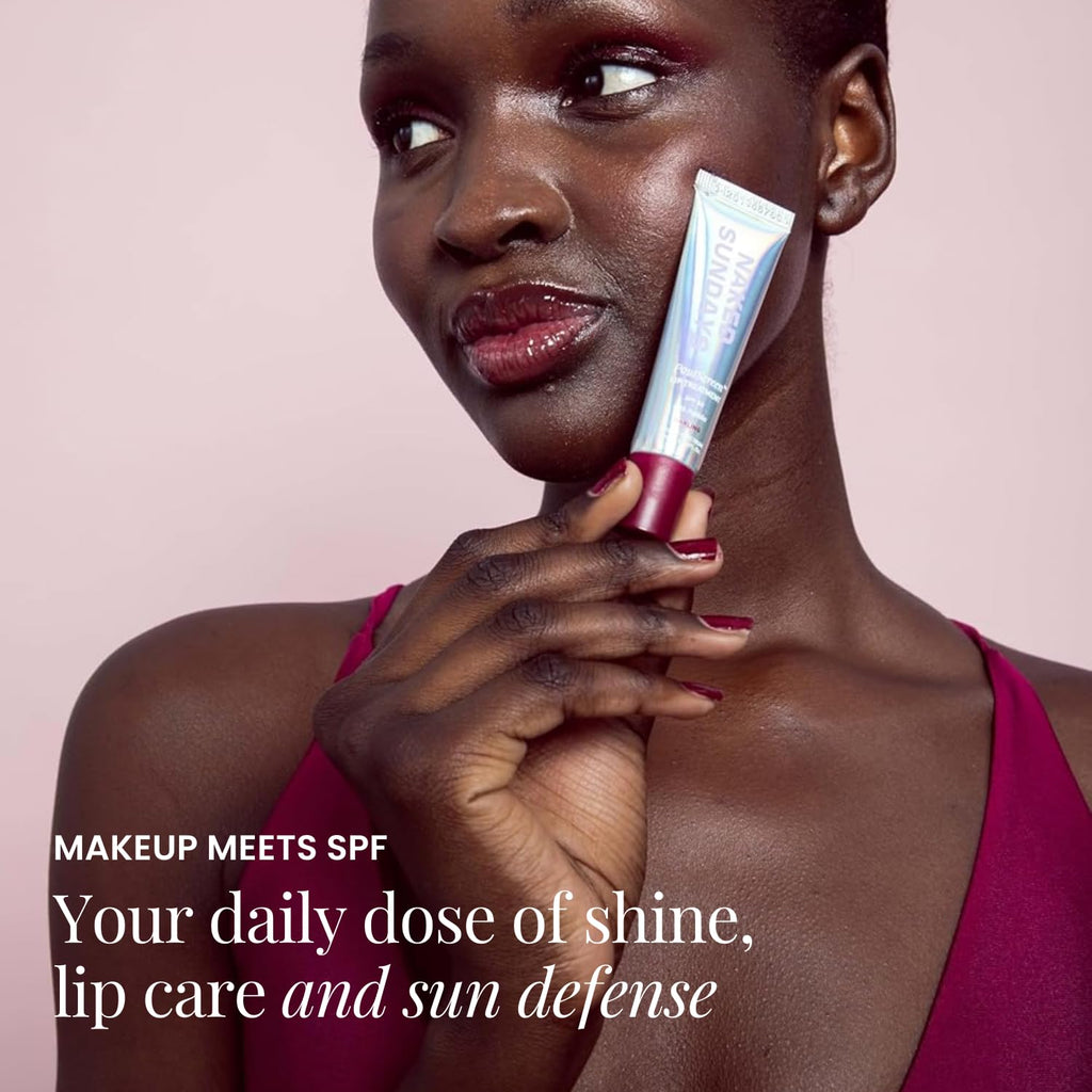 SPF 50 Tinted Lip Treatment with Sun Protection — Hydrating Lip Balm with Peptides, Polyglutamic Acid & High-Gloss