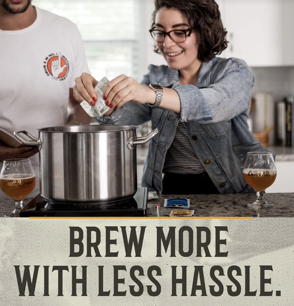 Beer Recipe Kit - Hefeweizen - Home Brewing Ingredient Refill - Beer Making Supplies - Includes Hops, Yeast, Malts