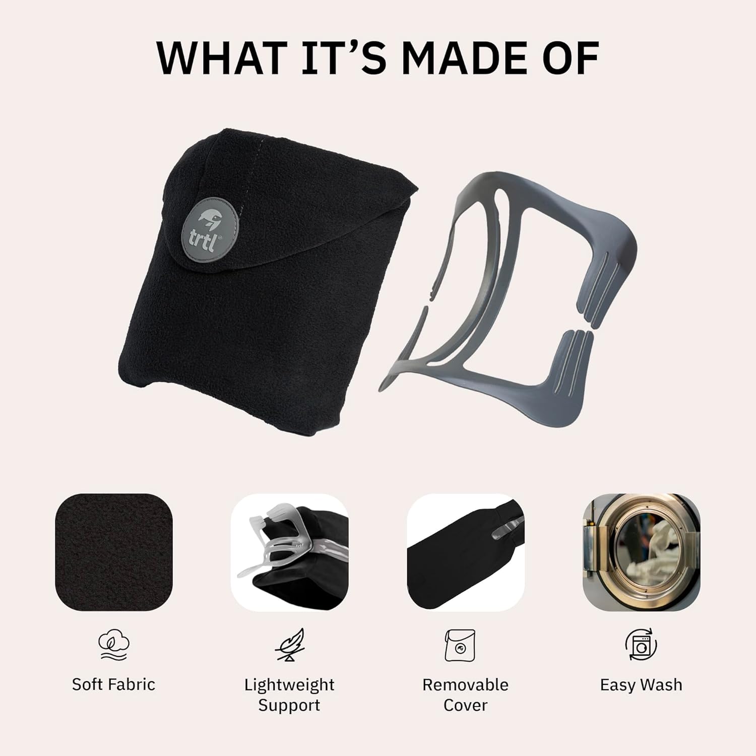 Pillow - Scientifically Proven, Super Soft Neck Support Travel Pillow for Airplanes - Lightweight and Machine