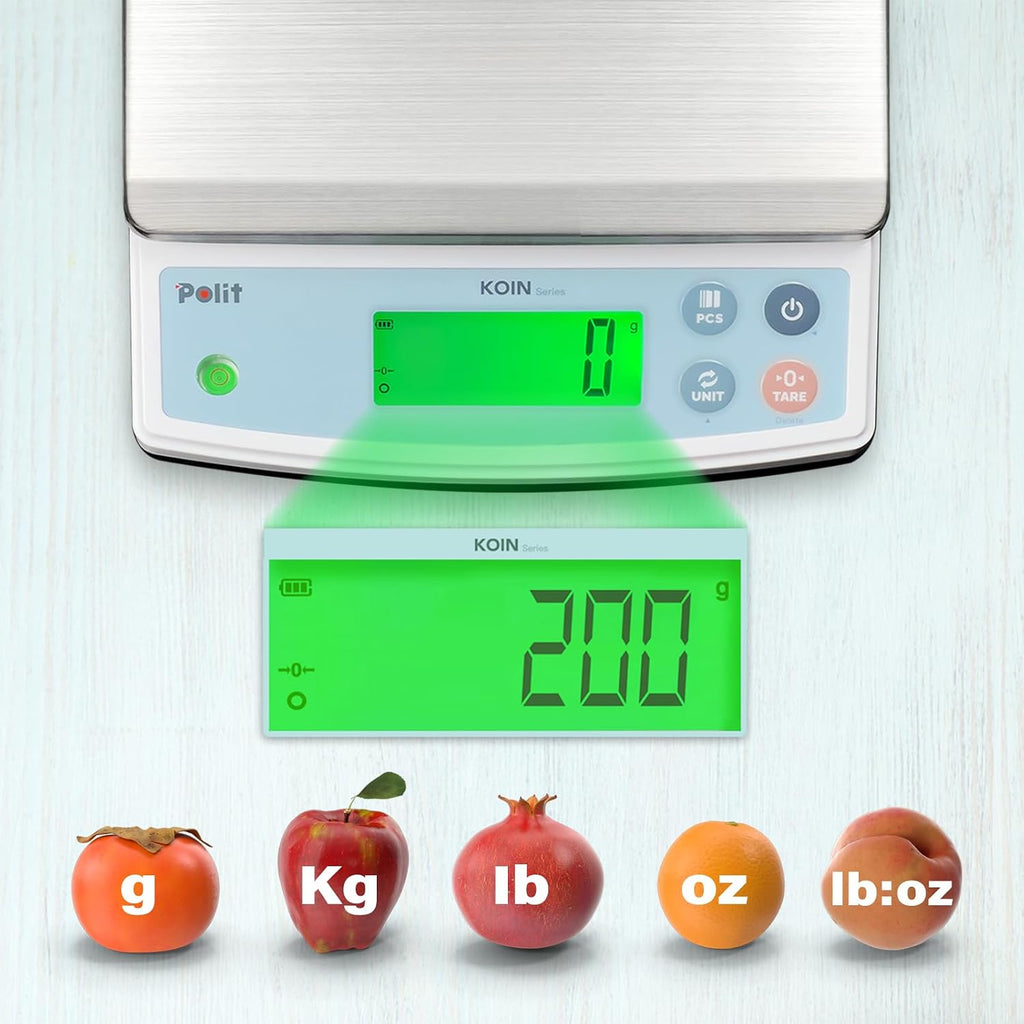 Rechargeable Food Scale 40lb/18kg, Digital Commercial Kitchen Scale